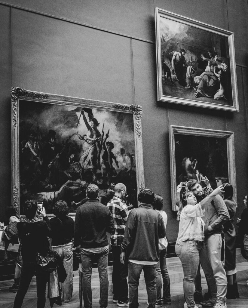 Selfie avec Delacroix